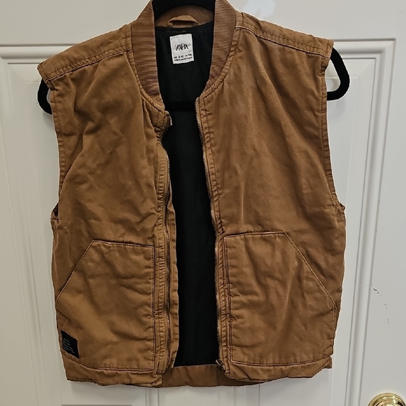 Zara Other - Zara, Brown, Vest, Winter, Outdoors, School, Casual, Style, Fall, Street, Kids